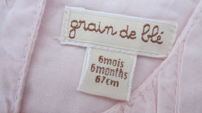 Barboteuse rose pastel 6 mois - photo numéro 5