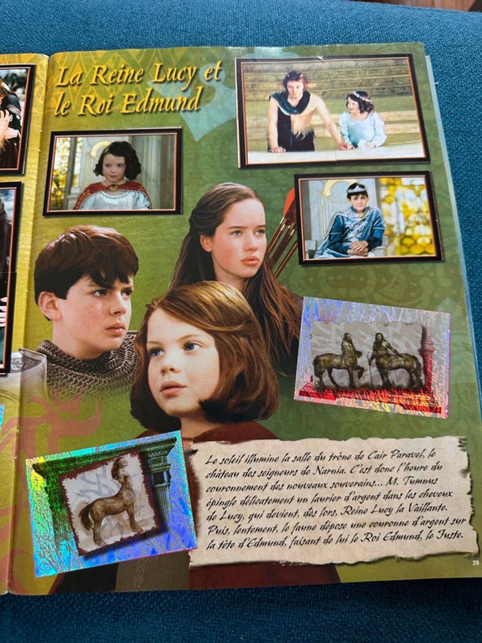 Album Panini complet + poster Le monde de Narnia chapitre 1 stickers autocollants - photo numéro 5