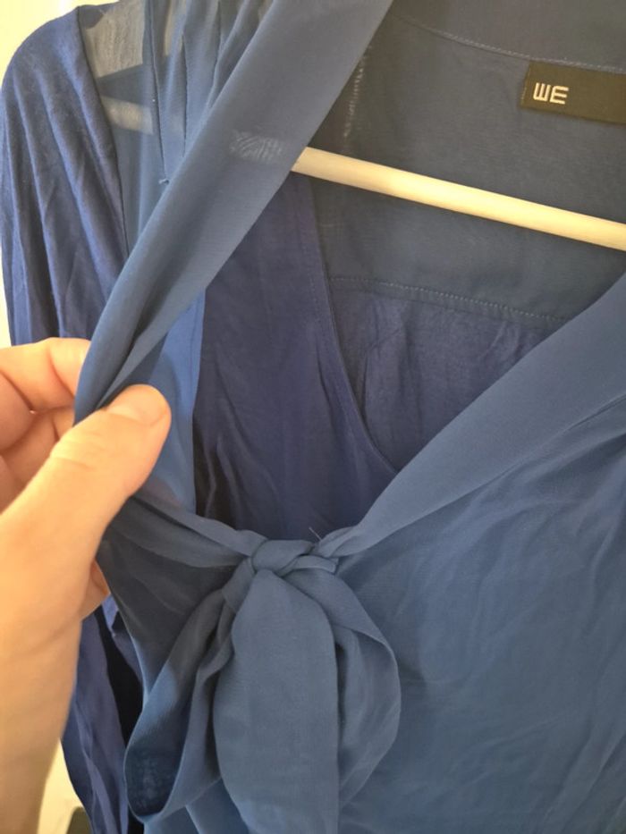 Chemisier bleu WE taille S - photo numéro 5