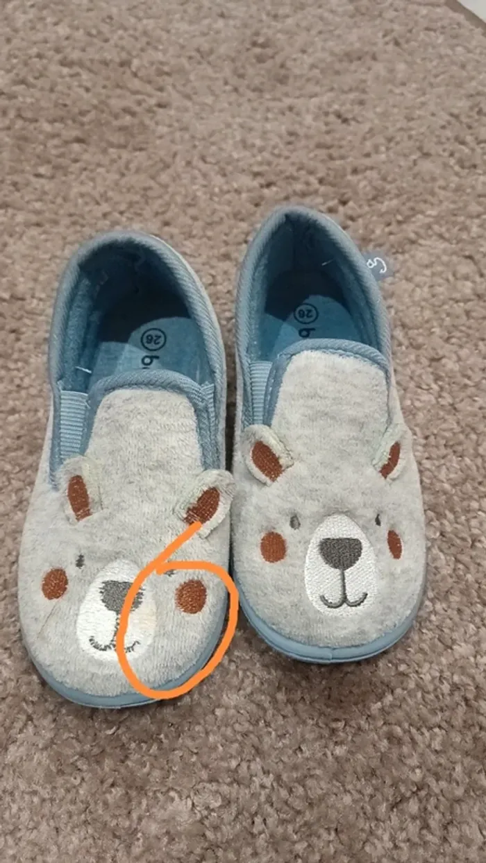 Chaussons Ours Taille 26 babygro - photo numéro 4