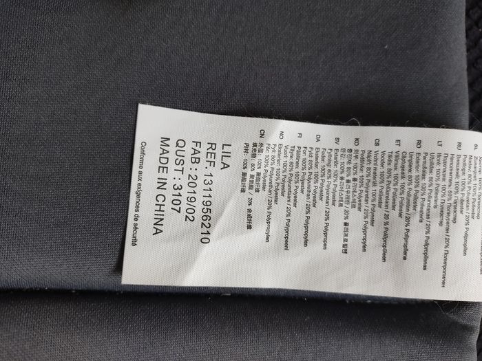 Assise matelassé poussette lila - photo numéro 2