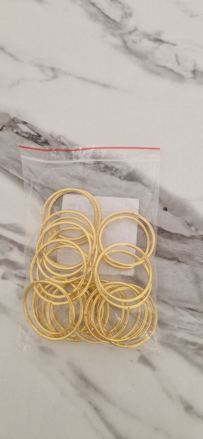 12 anneaux serviettes de table neufs