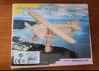 Puzzle bois avion