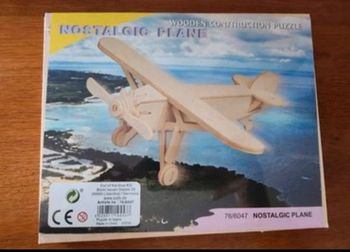 Puzzle bois avion