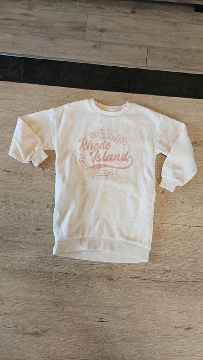 Robe courte d hiver à manches longues, beige, Kiabi, 5 ans - photo numéro 2