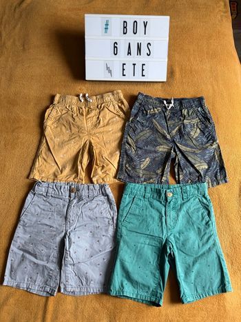 Lot shorts Kiabi 6 ans 