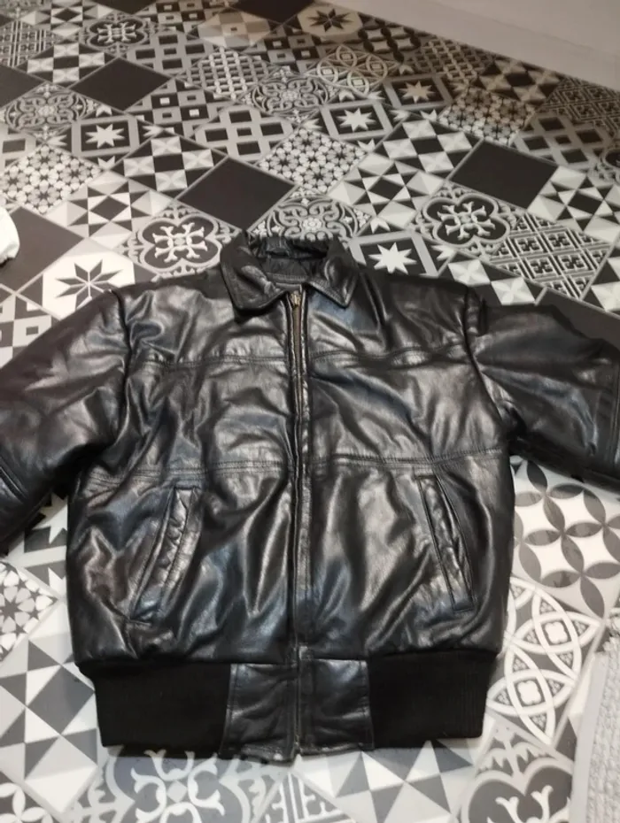 Blouson en cuir