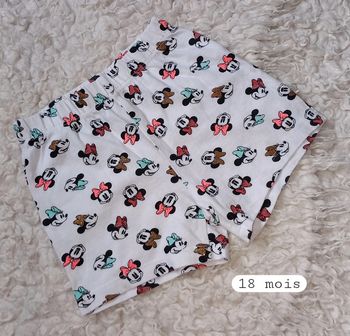 Short blanc Minnie