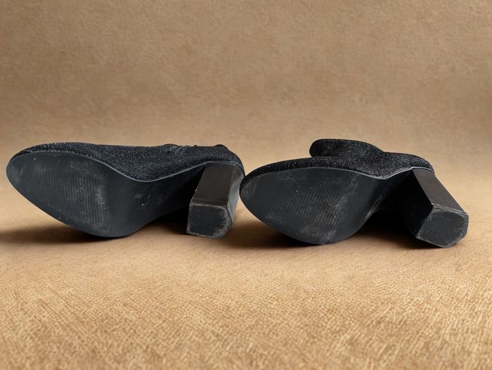 Bottines à paillettes noires - photo numéro 2