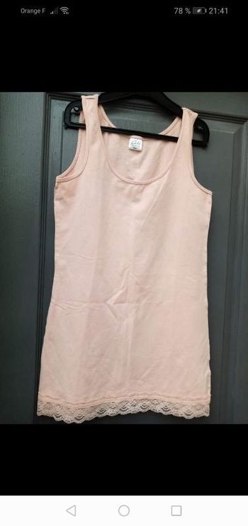 Débardeur femme + dentelle 38/40