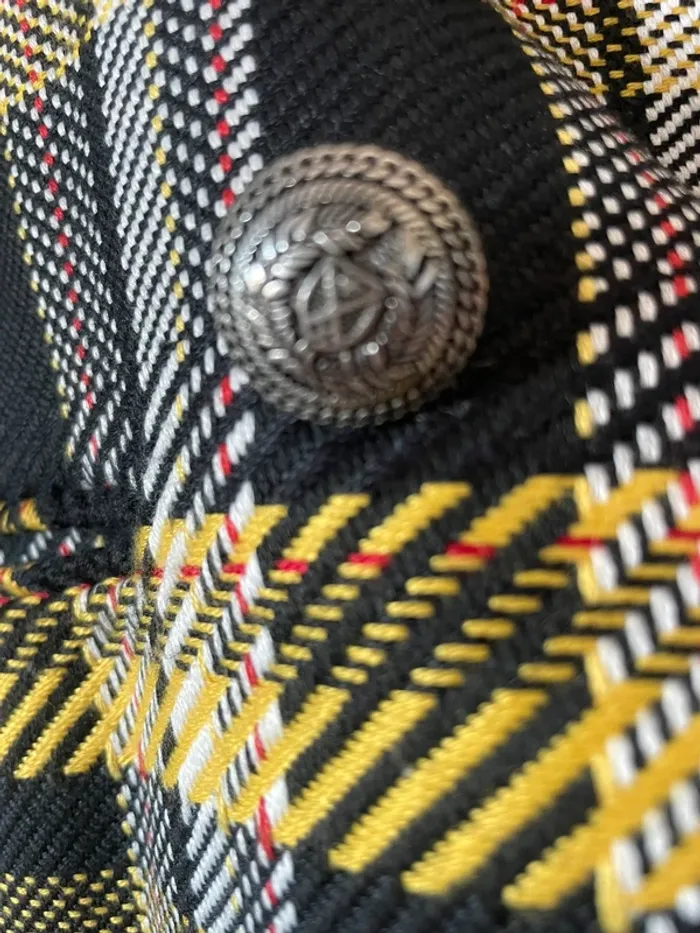 Zara Veste blazer tailleur à carreaux oversize taille S - photo numéro 15