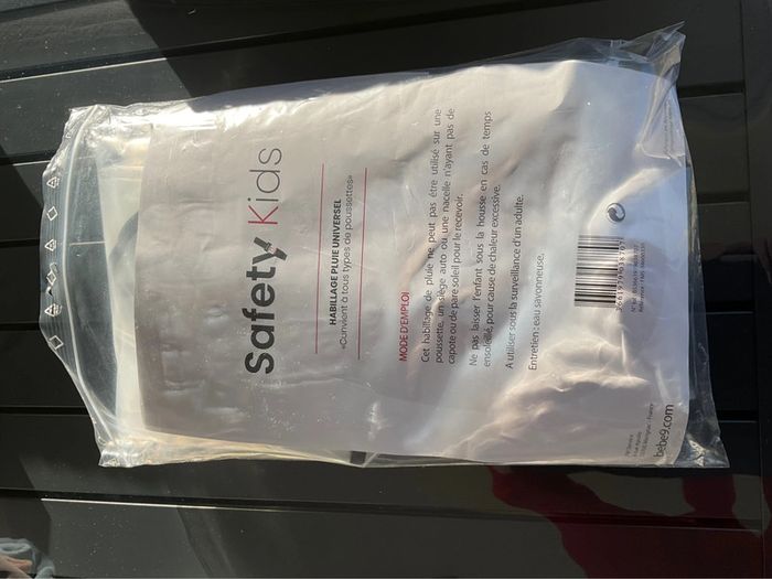 Habillage pluie poussette