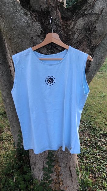 Débardeur bleu