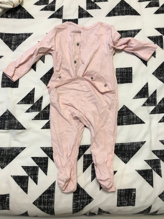 Pyjama rose pale Orchestra 9 mois - photo numéro 3