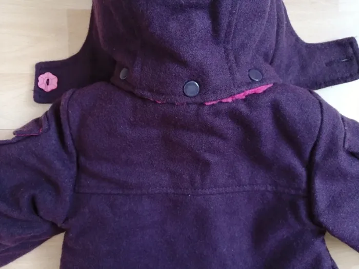 Manteau fille prune Orchestra 6 mois (67 cm) - photo numéro 5