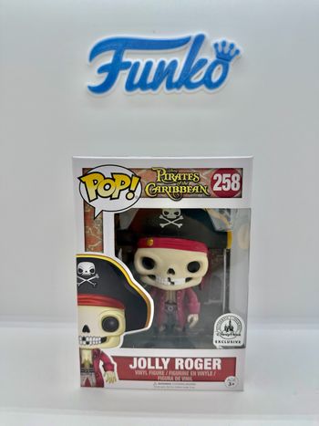Funko Pop Pirates Of The Caribbean Jolly Roger  258 DisneyParks Exclusive 🇺🇸