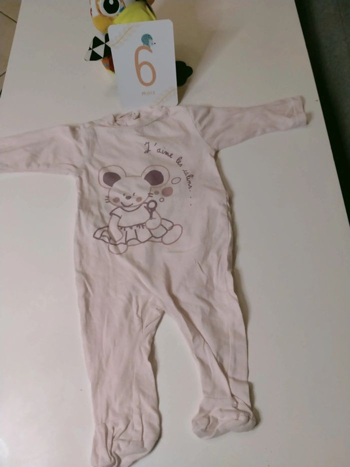 Pyjamas fille 6 mois - photo numéro 7