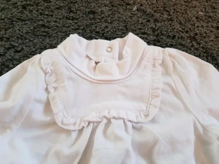 T-shirt col haut blanc, Tape à l'oeil, 9 mois - photo numéro 2