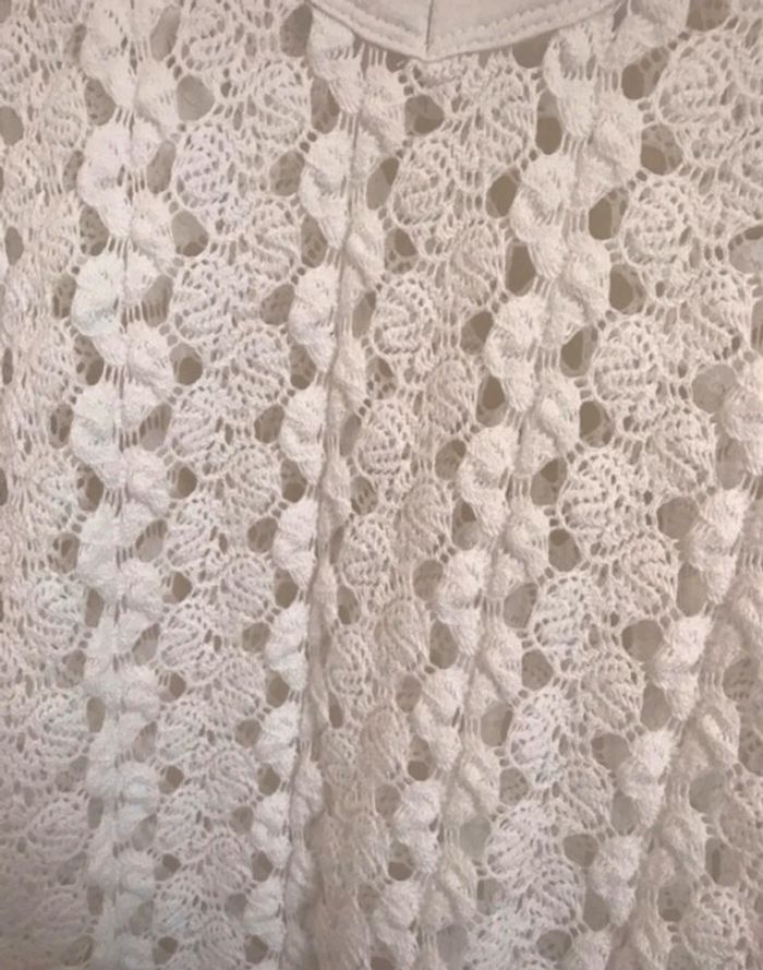 Top macramé blanc - photo numéro 4