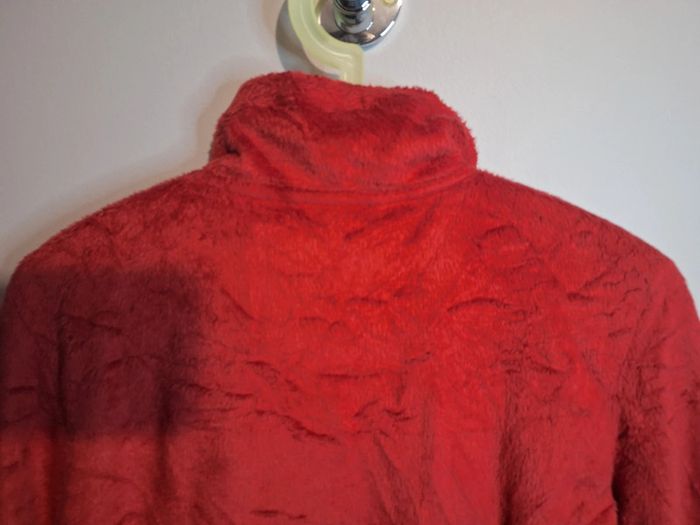 Polaire adidas bi matière rouge femme - taille S - photo numéro 7