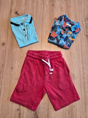 Lot été garçon 3 ans – polo + chemise + short Orchestra
