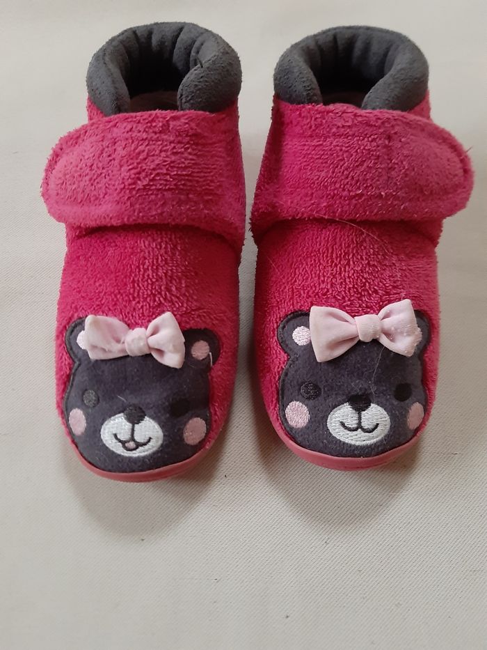 Chaussons fille - tête d'ourson - isotoner - 20 - photo numéro 2