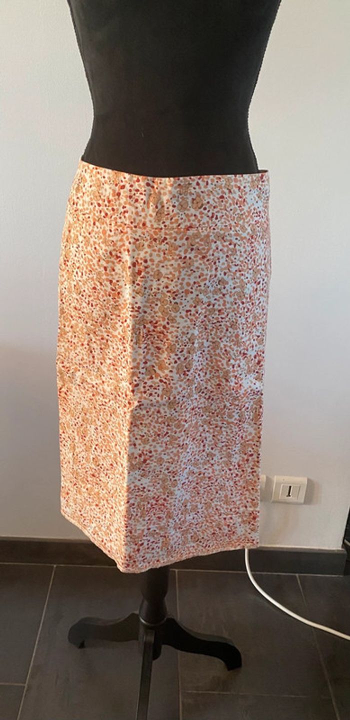 Jupe Etam à fleurs style liberty et pois taille 36 - photo numéro 2