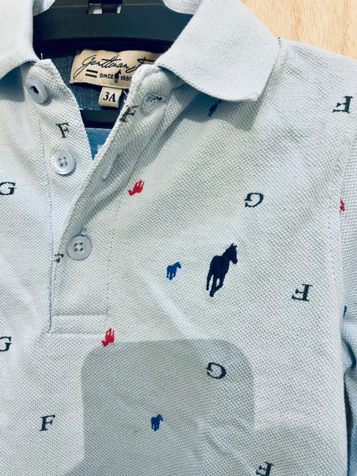 Polo manches longues gentleman Farmer 3 ans - photo numéro 3