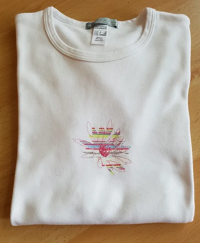 Tee shirt blanc Domyos