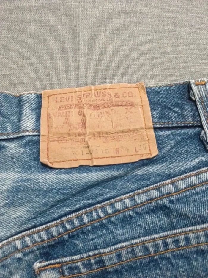 C57 short jeans bleu Levi's W34 - photo numéro 3