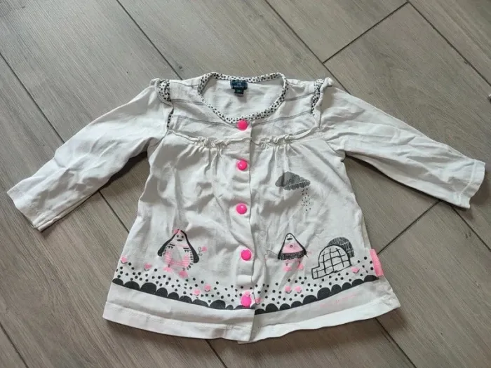 Ensemble t-shirt et leggings terre de marins 9 mois - photo numéro 4