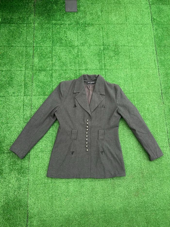 Veste blazer grise Jus d’Orange Paris – made in France, taille 1