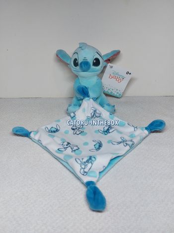 Doudou mouchoir / Comforter Disney Stitch