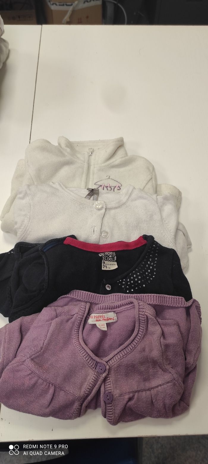 Lot vêtements fille hiver 9 mois - photo numéro 5
