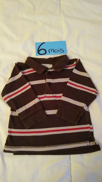 Polo manches longues 6 M
