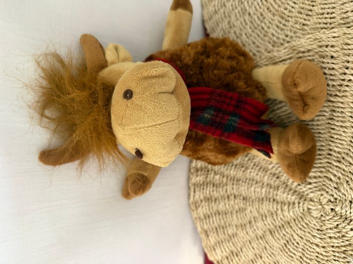 Peluche vache highland - photo numéro 1