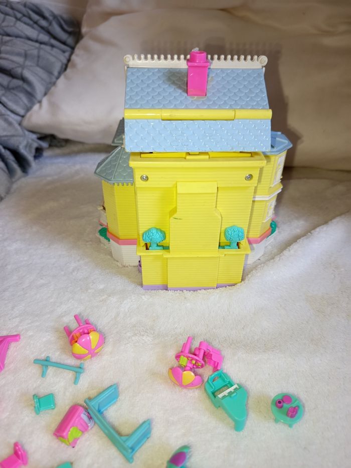 Polly pocket club house Grande maison 1995 complet - photo numéro 2