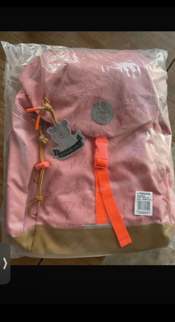 LÄSSIG Adventure Outdoor Sac à dos pour enfants à partir de 5 ans, 38 cm, 14 L rose