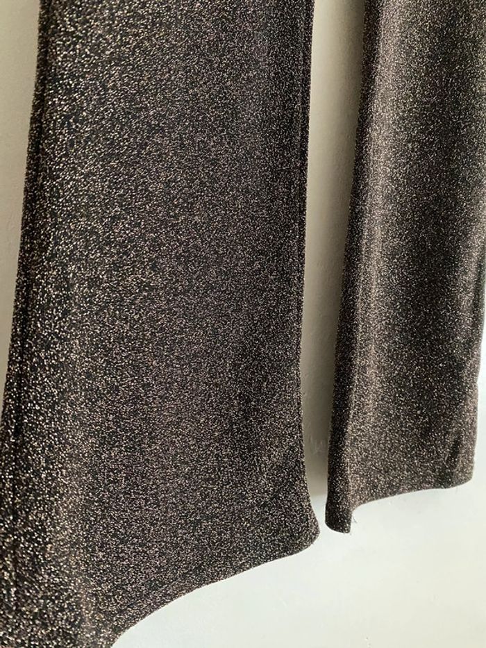 Pantalon jambes larges à paillettes - photo numéro 3
