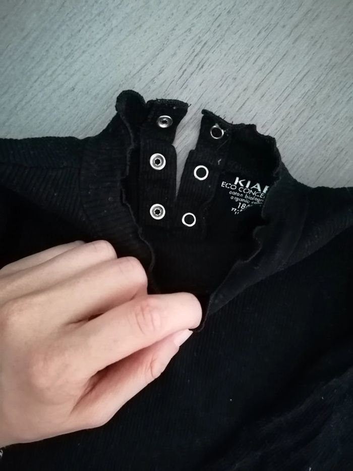 Sous pull 18 mois noir - photo numéro 2