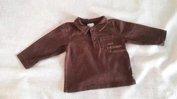 lot de 2 Polo manches longues 12 mois - photo numéro 7