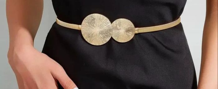 Ceinture dorée ajustable