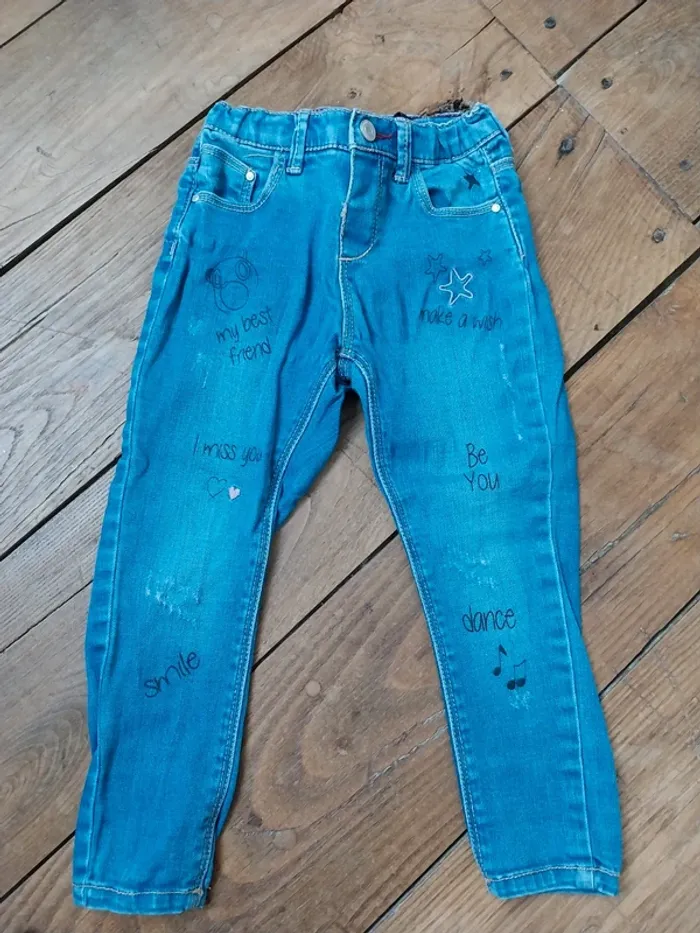 Lot 2 jeans zara 2-3 ans - photo numéro 5