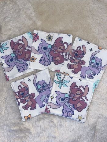 5 lingettes stitch 