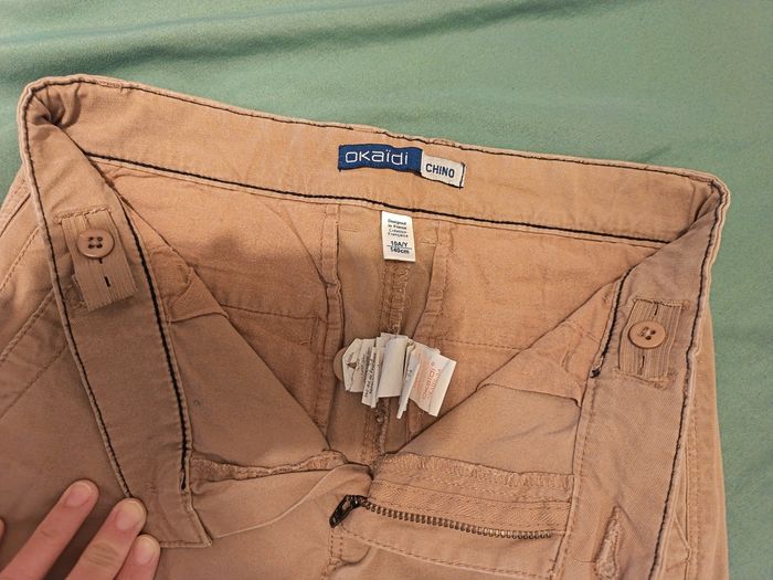 Short chino Okaïdi marron 10 ans - photo numéro 4