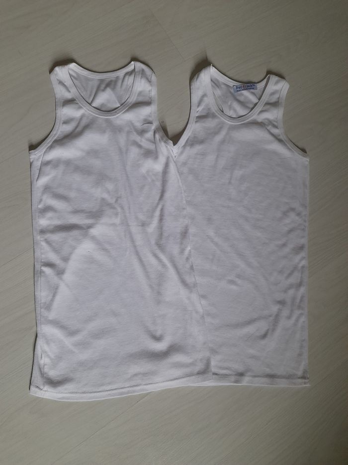 2 débardeurs homme taille XXL