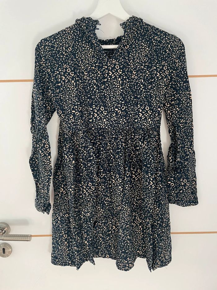 Robe beige/bleu marine S Zara - photo numéro 5