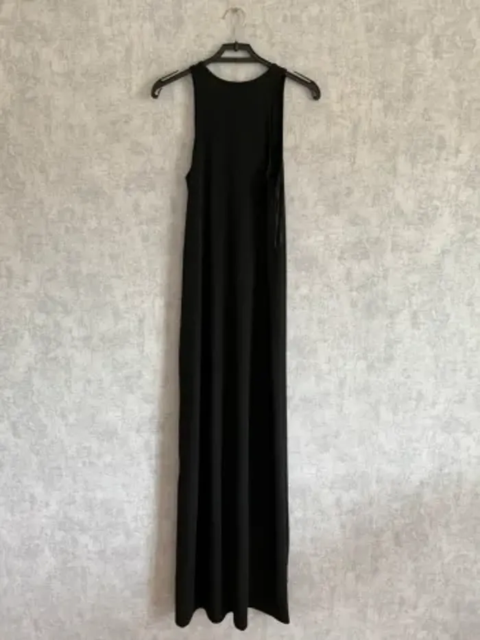 robe longue noire à bretelles Jennyfer taille S - photo numéro 4