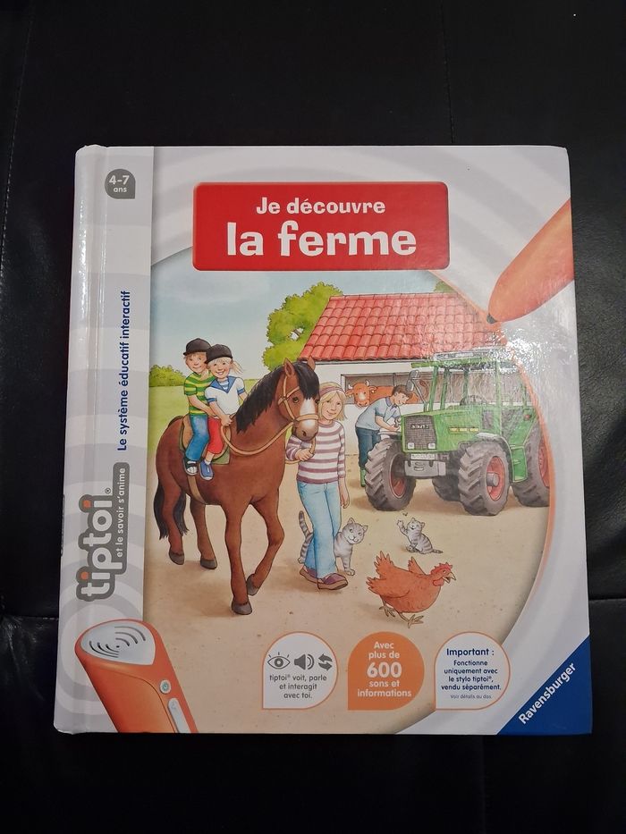 Tiptoi livre je découvre la ferme