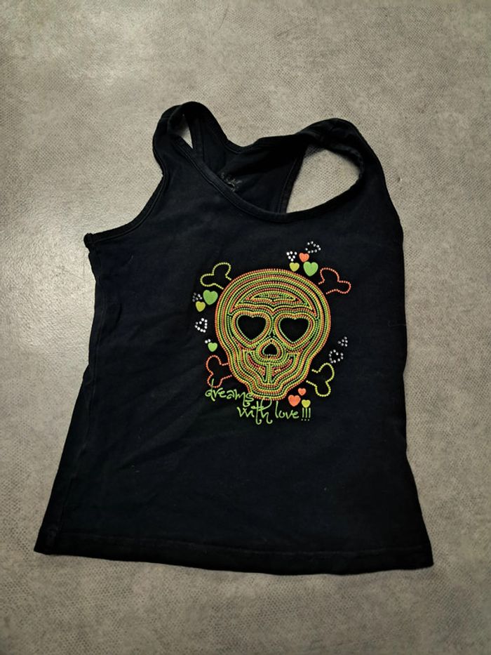 tee shirt débardeur fille 8 ans